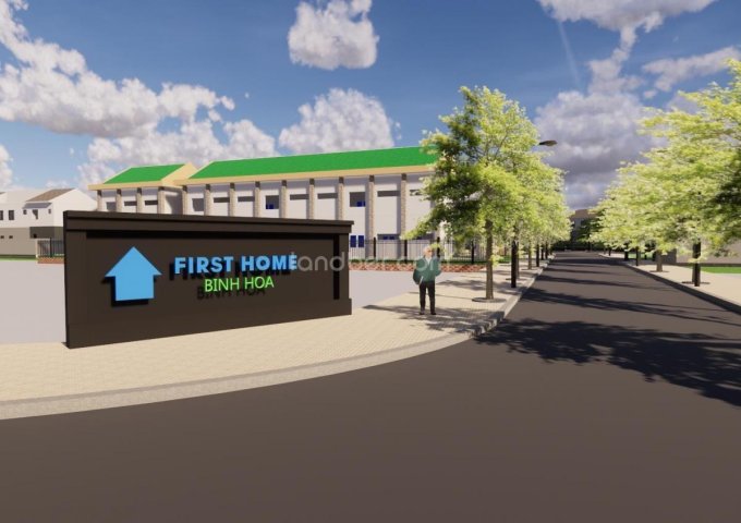 Bán nhà 1 trệt 1 lầu thuộc dự án First Home Bình Hòa hỗ trợ vay lên đến 20 năm.