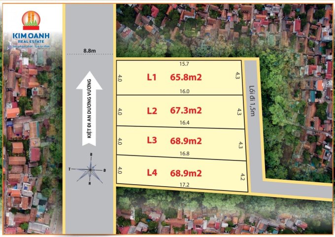 Bán đất tại đường An Dương Vương, Thừa Thiên Huế diện tích 69m2