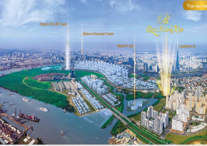 Căn hộ Cao cấp phong cách Châu Âu 5 Sao Quận 2 - Đẳng cấp thể hiện sự thịnh vượng - View sông Sài Gòn - Landmark 81. Thanh toán chỉ 1%/tháng