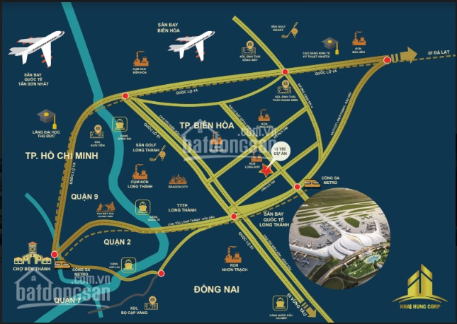Hốt bạc cuối năm - dự án Diamond Airport City, chỉ cách sân bay Long Thành 7km. Giá bán: Chỉ từ 11tr/m2.