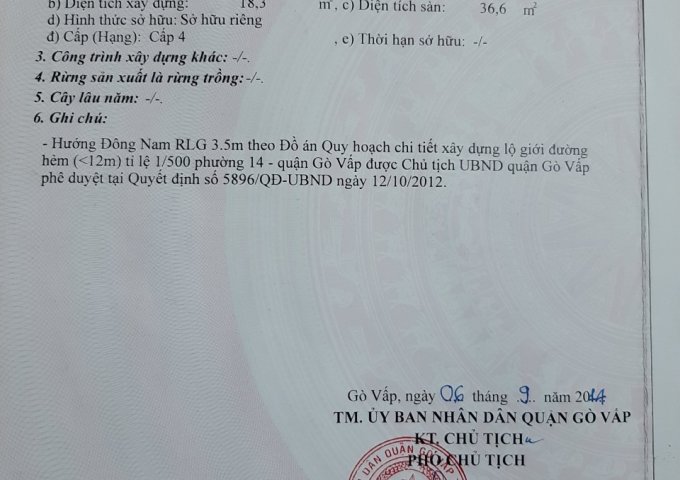 Bán nhà chính chủ tại 237/76/7  Phạm Văn Chiêu, P. 14, Q. Gò Vấp, TP.HCM