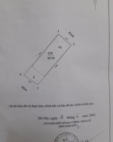 Bán nhà số 5 ngõ 86/16/8 Tô Vĩnh Diện, phường Khương Trung, Thanh Xuân, Hà Nội.