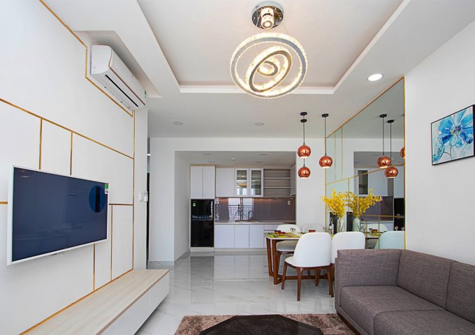 Cho thuê căn hộ Him Lam Nam Khánh ,Tạ Quang Bửu , Q.8. DT : 90m2 , 2 phòng ngủ , Nội thất đầy đủ .