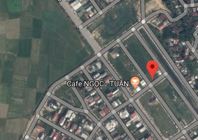 Bán đất lô góc 2 mặt tiền 197,5 m2, hướng đông nam ,KQH Bàu Vá , đi vào từ quán vịt Thuận