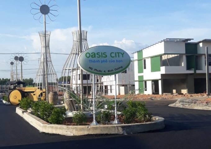 Dự án nhà phố Oasis City, trt Mỹ Phước, ĐH Việt Đức, sở hữu ngay xe SH, LH:0909381595