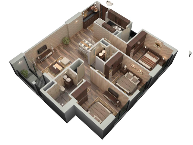 Cần cho thuê căn hộ góc 3 Phòng ngủ view đẹp B1 - 1101, dự án Roman Plaza, DT 108,4m2, giá 13 triệu/tháng