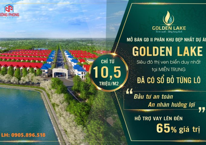 Bán đất nền dự án tại Dự án Golden Lake, Bố Trạch,  Quảng Bình diện tích 160m2  giá 1.7 Tỷ