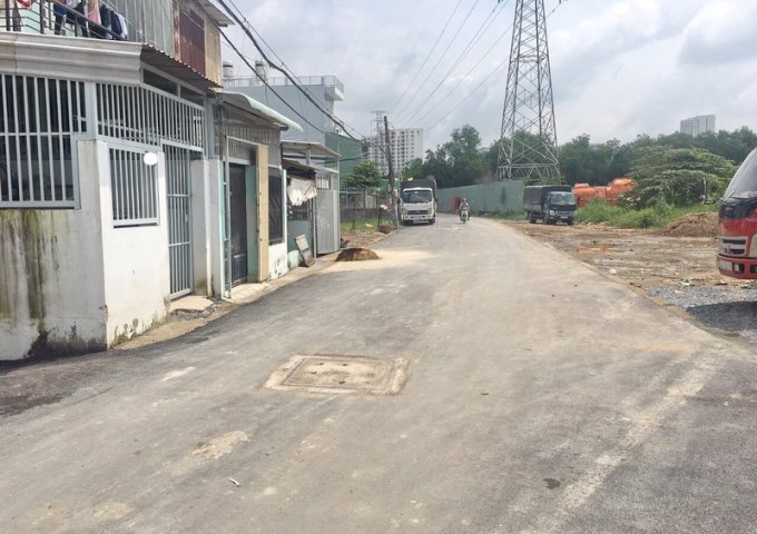 Bán lô đất 4.5x21m hẻm xe hơi chợ Phú Thuận đường Huỳnh Tấn Phát Quận 7.