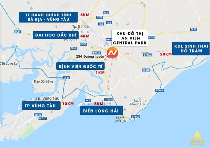   Bán đất nền dự án tại Đường Hương lộ 14, Long Điền, Bà Rịa Vũng Tàu diện tích 100m2 giá 750 Triệu