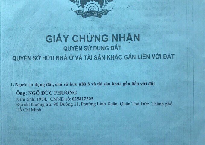 Chính chủ bán đất hẻm 97 Bưng Ông Thoàn Phú Hữu Quận 9, đường 7m chỉ 3,16 tỷ gồm 100% giá trị