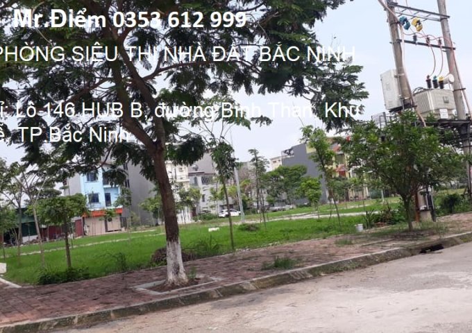 Cần bán lô đất Khả Lễ 1, nhìn sang khuôn viên vườn hoa tại TP.Bắc Ninh