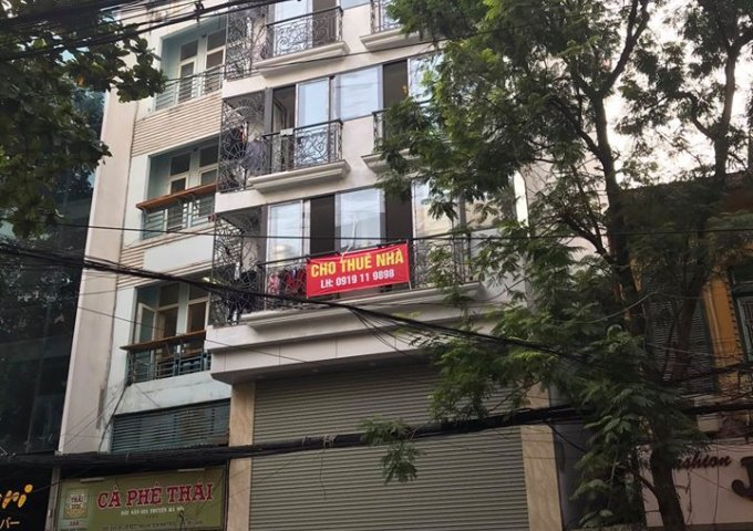 Cho thuê nhà phố 36 Triệu Việt Vương, 110m2, 7 tầng, đồng ý thuê 2-3 tầng dưới, thang máy hiện đại