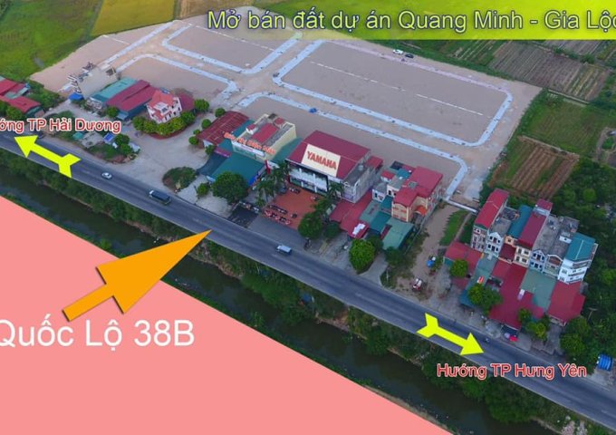 Bán đất nền dự án tại Đường Quốc lộ 38B, Gia Lộc,  Hải Dương diện tích 100m2