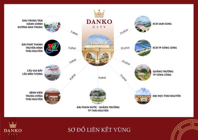 Đất Nền & Biệt Thự Dự án Danko City Thái Nguyên