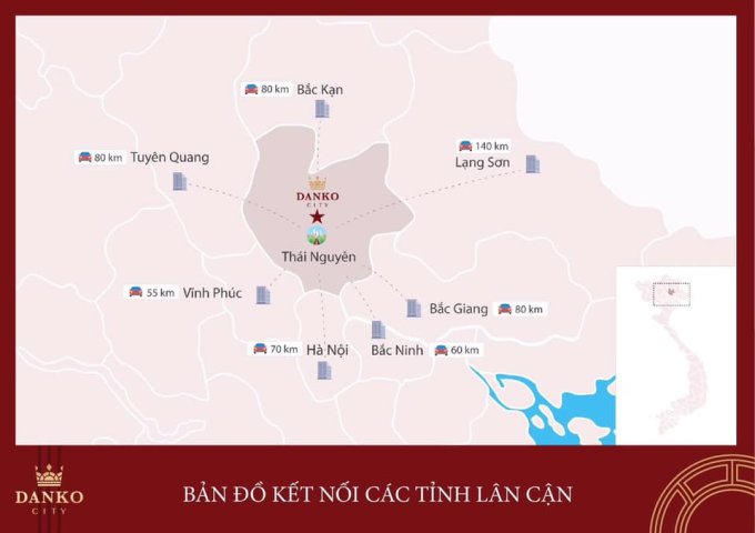 Đất Nền & Biệt Thự Dự án Danko City Thái Nguyên