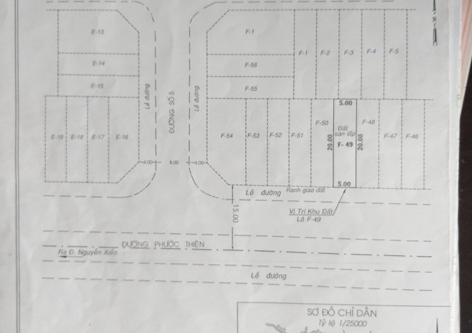 Đất nền tiềm năng ngay ngã tư đường Phước Thiện và 5A quận 9 