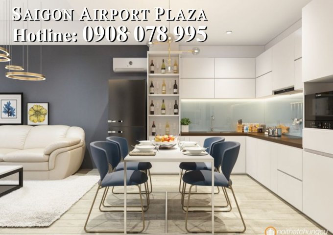 Bán căn hộ SAI GON Airport Plaza, Q Tân Bình 3PN - 125m2, giá chỉ 5.1 - 5.3 tỷ, full nội thất.