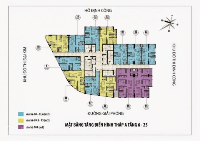 Chính chủ cần nhượng lại căn hộ tầng trung tại CT36 Định Công cho chủ mới. Liên hệ ngay 0972423275