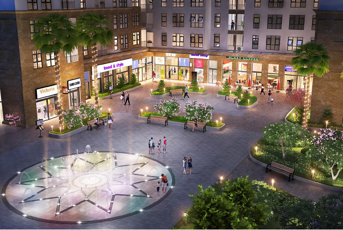 Cho thuê mặt bằng chấn đế chung cư Hà Nội Homeland, hơn 200m2, giá 350.000/m2