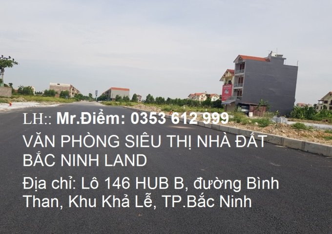 Cần bán gấp lô đất mặt đường Phạm Ngũ Lão & Nguyễn Quyền, TP.Bắc Ninh