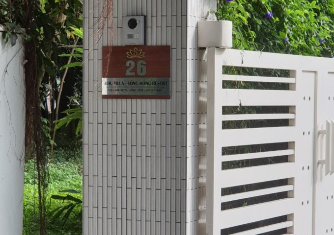 Bán đất biệt thự Bắc Đầm Vạc, Sông Hồng Thủ Đô Resort, Tích Sơn 405m2, giá: 25tr/m2 LH: 0399566078