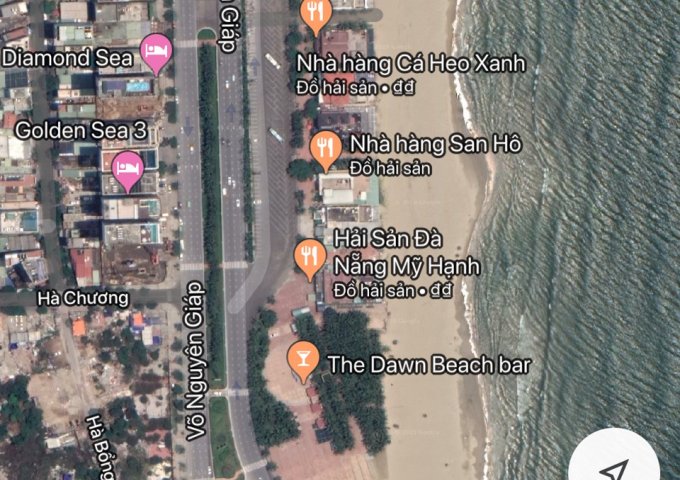 Bán 2 lô đất 2MT đường Võ Nguyên Giáp,Đà Nẵng gần nhà hàng Mỹ Hạnh 1MT biển.LH:0905.606.910