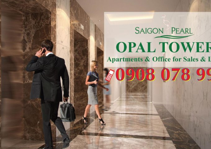 Bán căn hộ Opal Tower_Saigon Pearl 136m2 chỉ 7,890tỉ mới 100% Hotline PKD: 0908 078 995