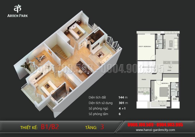 Ký trực tiếp CĐT 54 triệu/m đất, song lập Arden Park đã hoàn thiện, miễn 5 năm dịch vụ, chiết khấu 2%