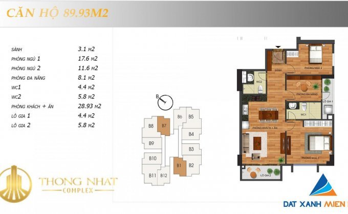 Tặng 180tr/căn khi mua căn hộ tại Thống Nhất Complex Nhận nhà Ở Ngay LH:0865101686