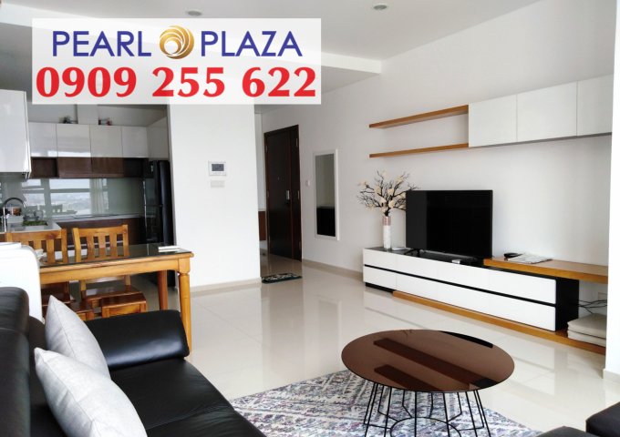 Cho Thuê căn hộ 2PN_97m2 Pearl Plaza Q.Bình Thạnh, tầng cao, full nội thất. Hotline PKD 0909 255 622 