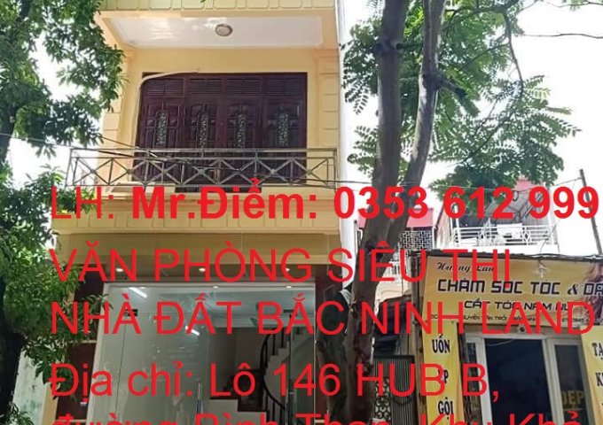 Bán nhà 3 tầng đẹp long lanh đường Nguyễn Văn Trỗi, gần chợ Đọ, TP.Bắc Ninh