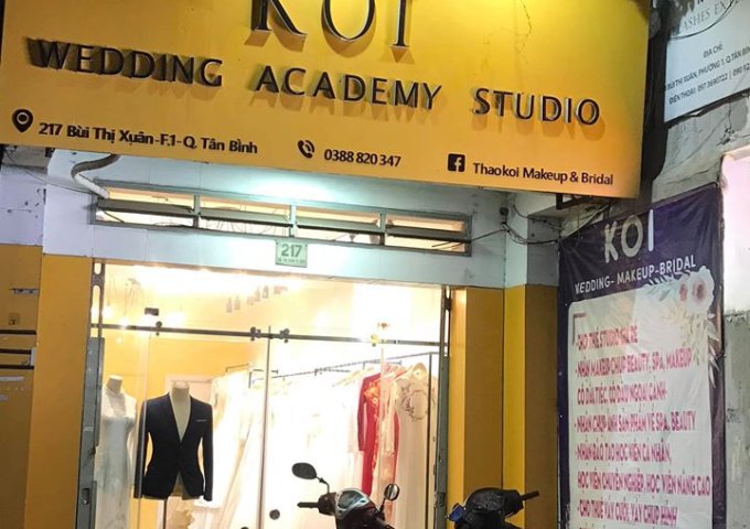 NHƯỢNG TIỆM VÁY CƯỚI tại 217 Bùi Thị Xuân- Phường 1- Quận Tân Bình