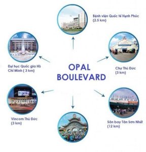 Chính chủ cần bán căn hộ chung cư cao cấp Opal boulevard, mặt tiền Phạm Văn Đồng