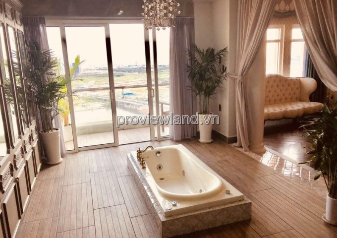 Căn penthouse Saigon Pearl view sông 290m2 3 phòng ngủ full nội thất