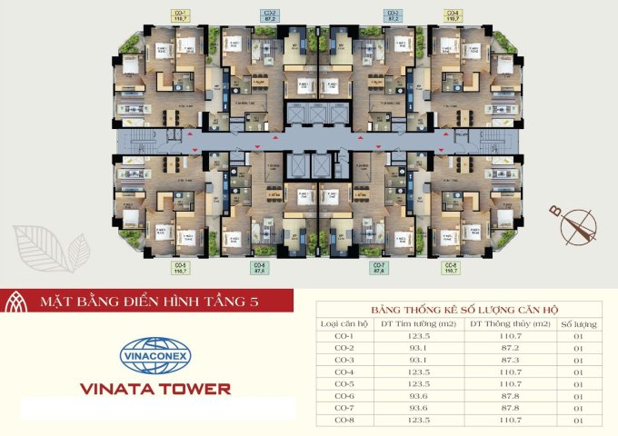 Căn hộ chung cư cao cấp dự án VINATA tower đã bàn giao 80%. giá chỉ từ 2,6tỷ căn 87m2. Giá tốt nhất khu vực.