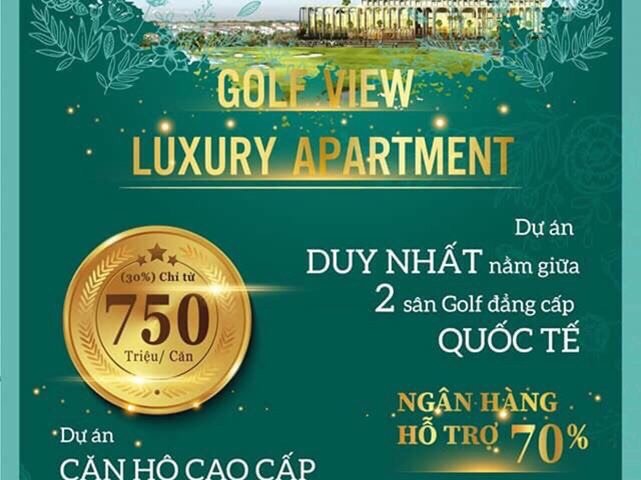 Golf View Đà Nẵng chỉ 100 triệu sổ hồng trao tay nhận căn hộ siêu sang