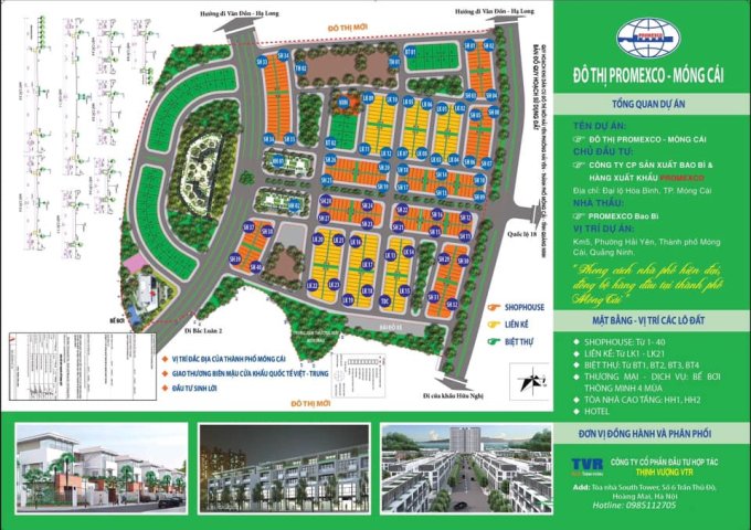 Bán đất nền dự án tại Dự án Promexco Móng Cái, Móng Cái,  Quảng Ninh diện tích 114m2