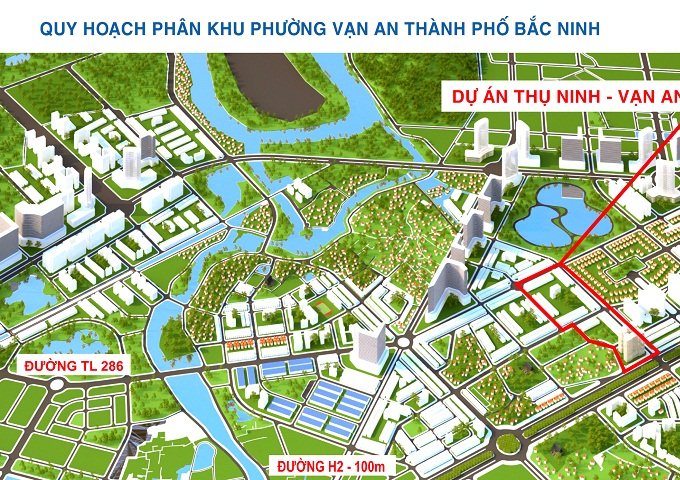 Mở bán dự án Vạn An Rosy Garden (Him Lam Thụ Ninh), TP Bắc Ninh. LH:0388153811