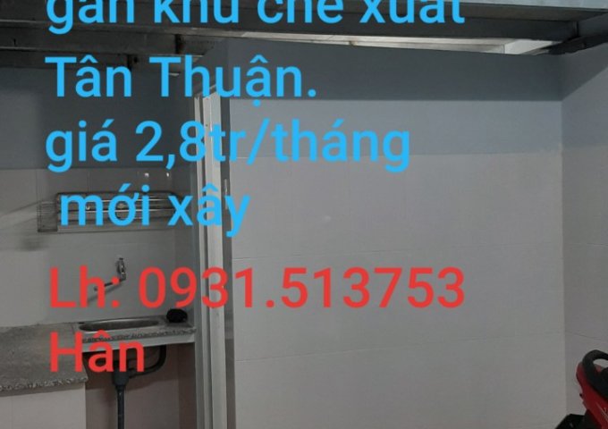 Cho thuê phòng trọ mới xây hẻm 458 Huỳnh Tấn Phát, Bình Thuận, Quận 7