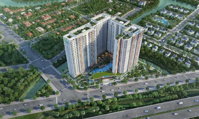 Chính chủ bán căn hộ Jamila khang điền diện tích 99m2, 03 PN đã có sổ hồng. Căn góc view landmark 81