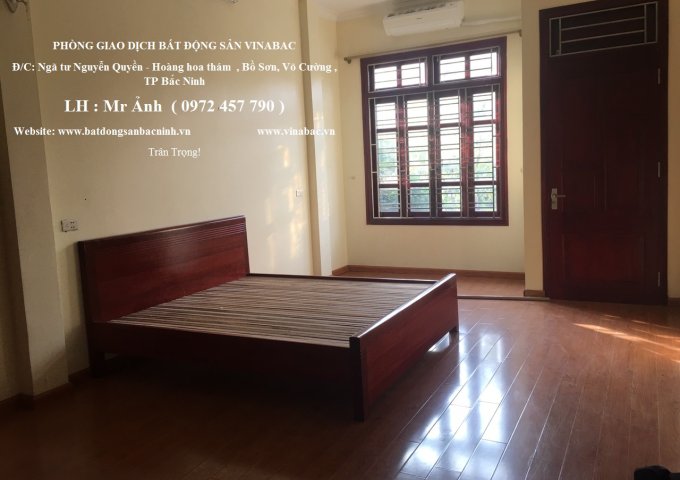 Cho thuê nhà 5 phòng khép kín  làm văn phòng đại diện cực đẹp tại TP Bắc Ninh