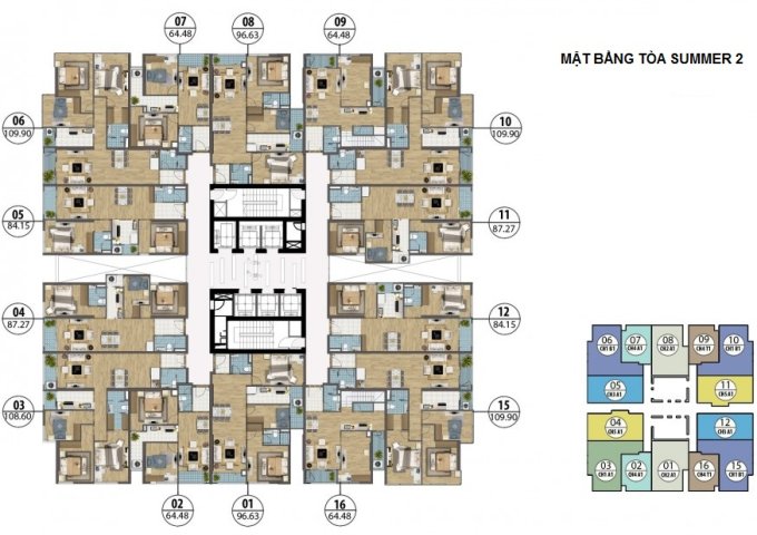 0961355531 - Bán gấp căn hộ 02 phòng ngủ 64 m2 khu goldseason 47 Nguyễn Tuân giá 2,1 tỷ.