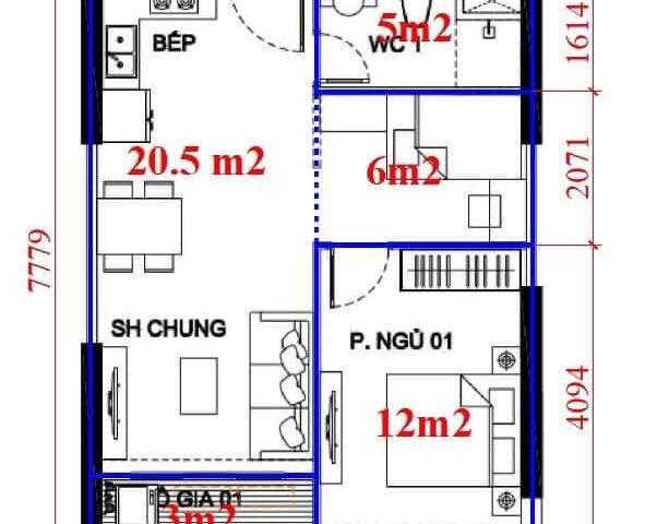 Bán chung cư căn hộ 1PN+1 dự án Vinhomes Smart City Tây Mỗ với giá cực thấp.