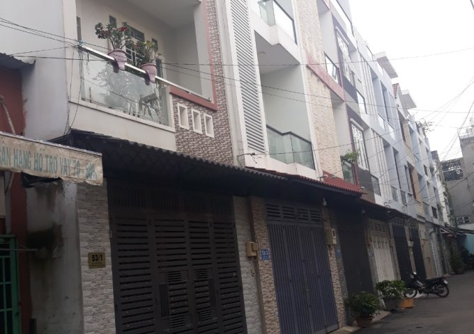 Bán nhà mới,giá tốt,Đỗ Thừa Luông,hẽm đẹp 6m,DT 4.4 x 11.5m,4 tấm.