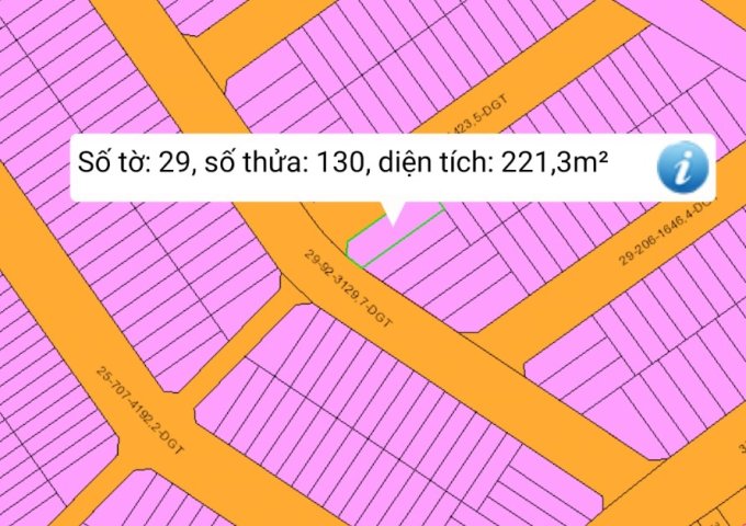 Bán đất tại Đường Châu Văn Lồng, Biên Hòa,  Đồng Nai diện tích 110m2  giá 23 Triệu/m²