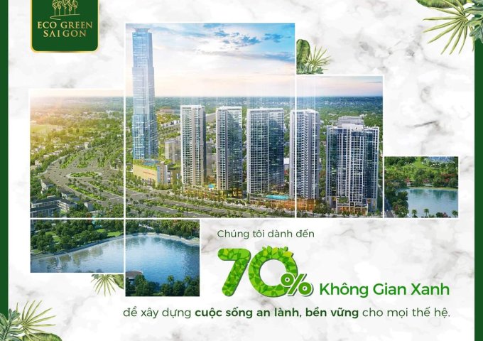 Eco Green Sai Gon mở bán HR3 đẹp nhất dự án, chiết khấu đến 6%, trả góp 0% LH 0903691096
