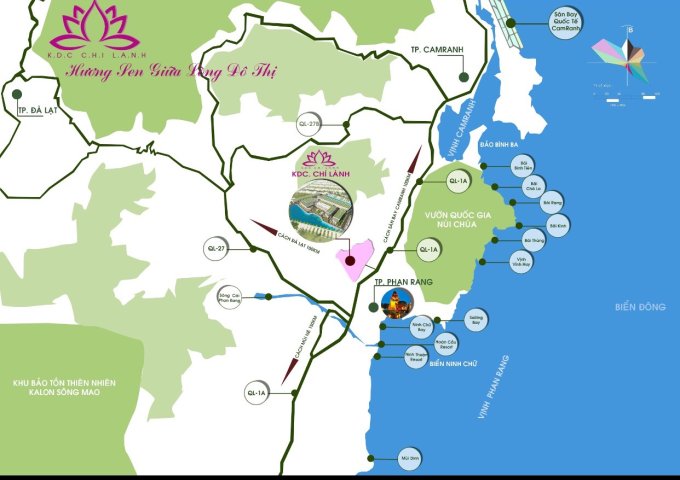 Dự án Đất Nền khu dân cư Chí Lành Ninh Thuận tại xã Thành Hải, Thành Phố Phan Rang, Ninh Thuận .
