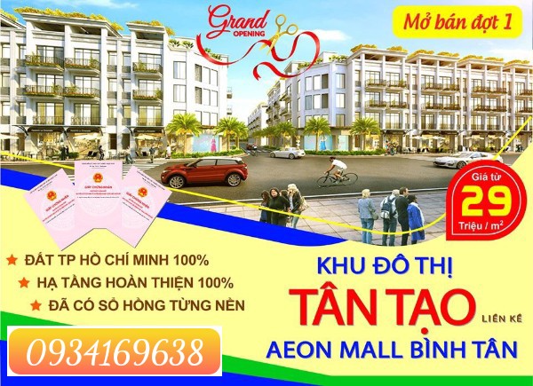 Bán đất tại Xã Phạm Văn Hai, Bình Chánh,  Hồ Chí Minh diện tích 90m2  giá 3.3 Tỷ