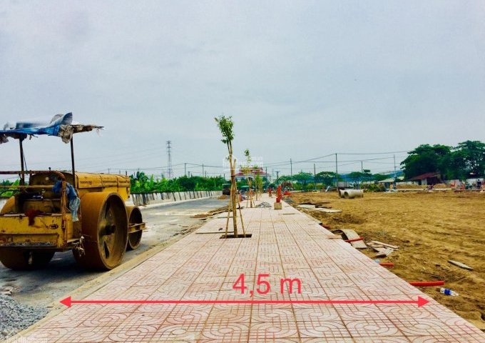 Bán đất mặt tiền đường lớn 40m Nguyễn Cửu Phú xe lưu thông thoải mái , nằm ngay ngã tư Trần Văn Giàu , sổ hồng riêng , LK Aeon Bình Tân