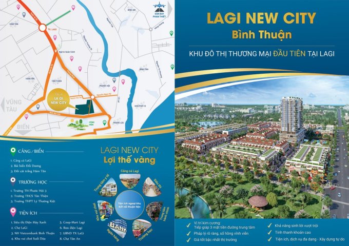 Đất nền dự án ngay trung tâm thị xã LaGi, Bình Thuận. LH: 0962950283